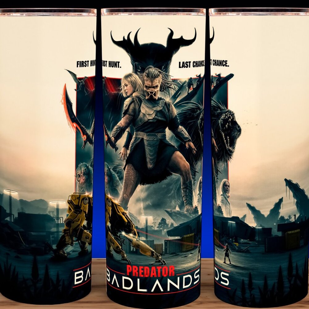 Predator Badlands Movie Cup Mug Tumbler 20oz